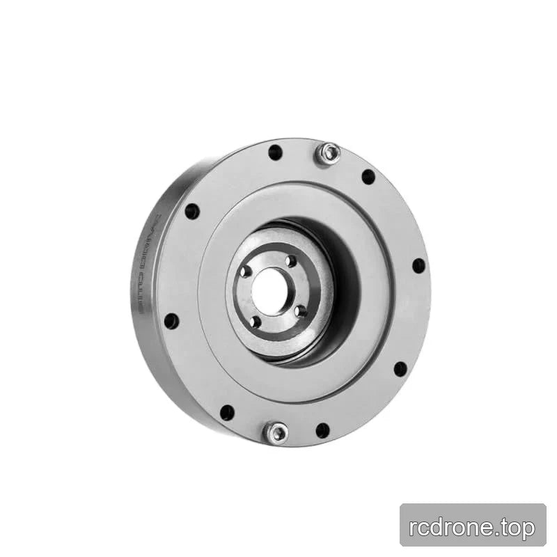 Rear angled view of the circular SITO DRIVE reducer, showing the raised central hub, bolt holes, and smooth metal back plate.
