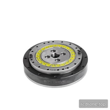 Low three-quarter view of the SITO DRIVE HD-17 Pro reducer showing its circular face, mounting holes, and housing depth.
