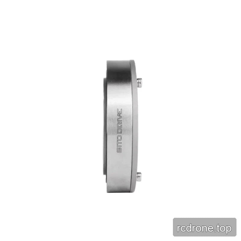 Side profile of the SITO DRIVE HD-17 reducer showing the slim circular metal housing and engraved SITO DRIVE text.