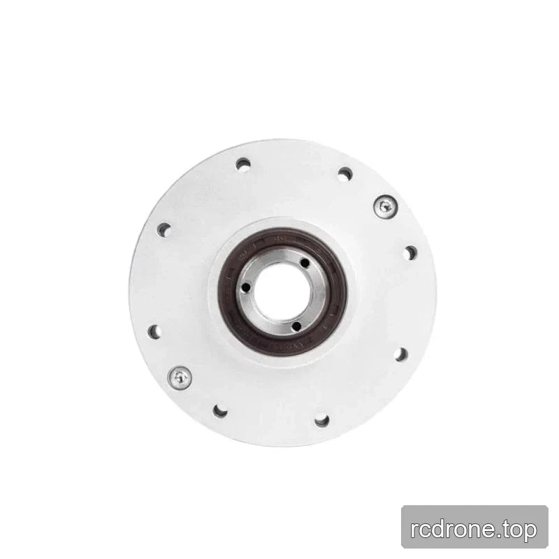 Flat circular face of the SITO DRIVE HS-14-II reducer with a central sealed bore and evenly spaced mounting holes.