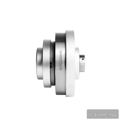 Side profile of the SITO DRIVE HS-14-II reducer showing its stepped circular housing, central gap, and protruding hub.