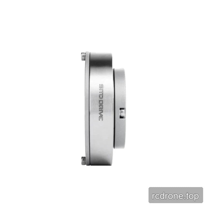Side profile of the SITO DRIVE HS-14-III reducer showing the stepped circular housing and SITO DRIVE side engraving.