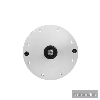 Rear circular face of the SITO DRIVE HS-14-IV reducer with central bearing area, two dark fasteners and perimeter holes.