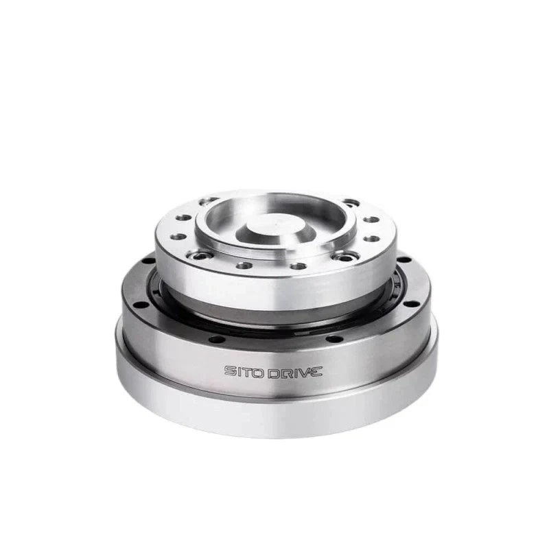 SITO DRIVE HS-14-IV reducer viewed from above, showing the raised circular top flange, recessed center and housing ring.