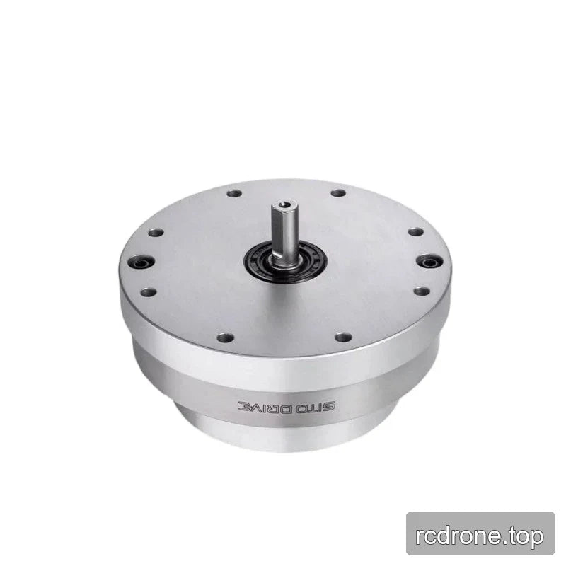 SITO DRIVE HS-14-IV reducer with a central protruding shaft, circular face plate and perimeter mounting holes.