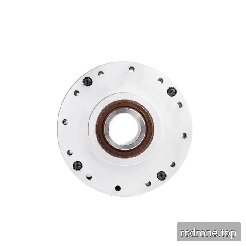 SITO DRIVE HS-17-II reducer shown straight-on from the flat circular face with central opening and mounting holes.