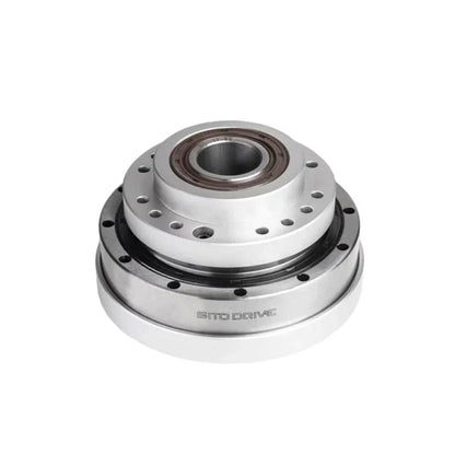 SITO DRIVE HS-17-II reducer shown from the raised hub side, with a central opening and circular mounting holes.