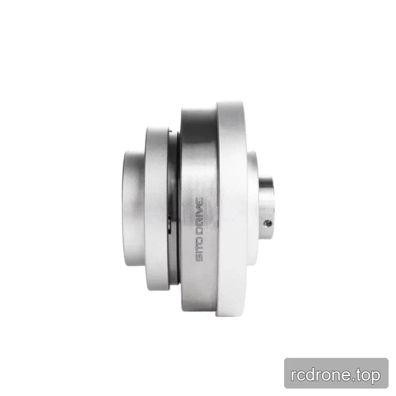 Side profile of the SITO DRIVE HS-17-II reducer showing its stepped circular housing and SITO DRIVE engraving.