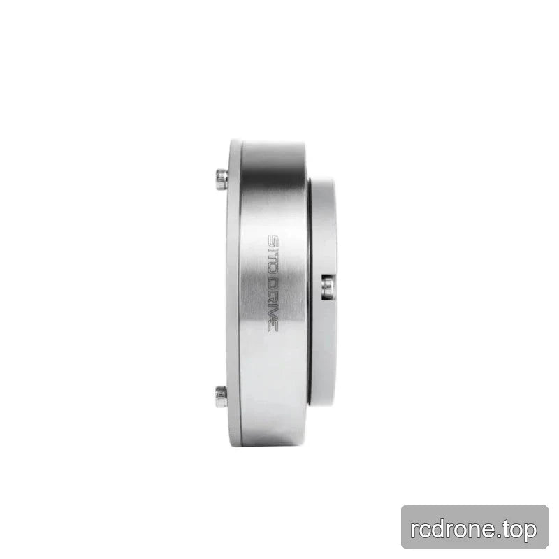 Side profile of the SITO DRIVE HS-17-III reducer showing its stepped cylindrical housing and engraved SITO DRIVE marking.