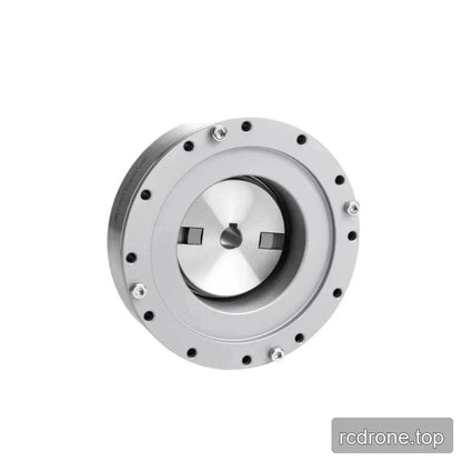 Rear angled view of the SITO DRIVE HS-20-I reducer showing the large central recess, inner metal disc, and mounting holes.