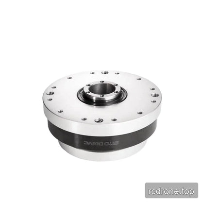 Top angled view of the SITO DRIVE HS-20-II reducer showing the broad silver mounting plate and central bore.