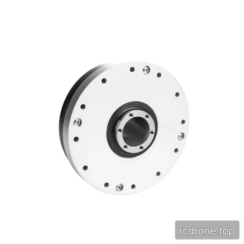 Reverse mounting face of the SITO DRIVE HS-20-II reducer with a central bore and evenly spaced perimeter holes.