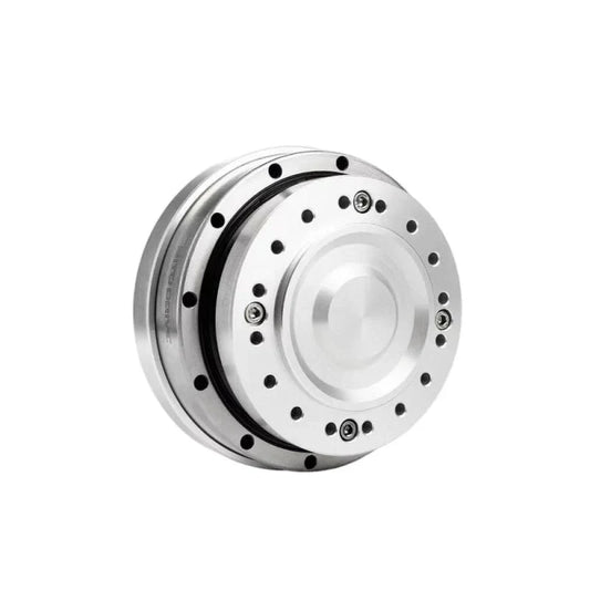 SITO DRIVE HS-20-IV reducer shown from the mounting-face side, with circular bolt pattern and recessed center.