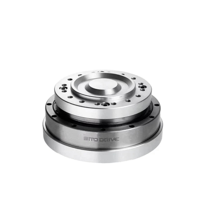 SITO DRIVE HS-20-IV reducer in a low angled view, showing its stepped circular housing and top mounting pattern.