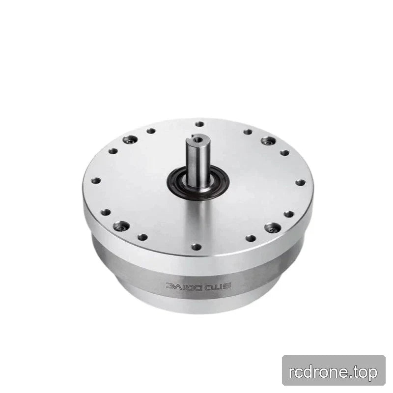 SITO DRIVE HS-20-IV reducer shown at an angle with an upright central shaft and circular mounting-hole pattern.