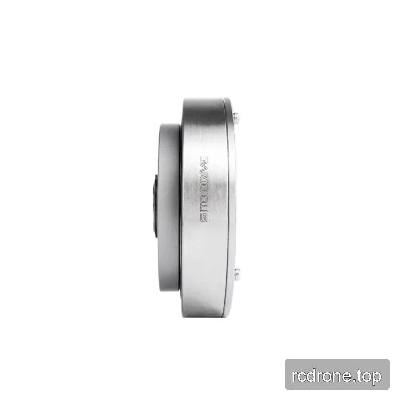 Side profile of the SITO DRIVE HS-25-I reducer showing the slim circular housing and engraved SITO DRIVE marking.