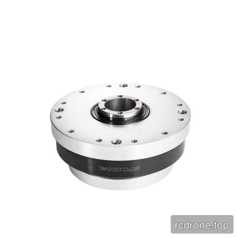 SITO DRIVE HS-25-II reducer from the opposite three-quarter side, showing the broad top flange and central bore.