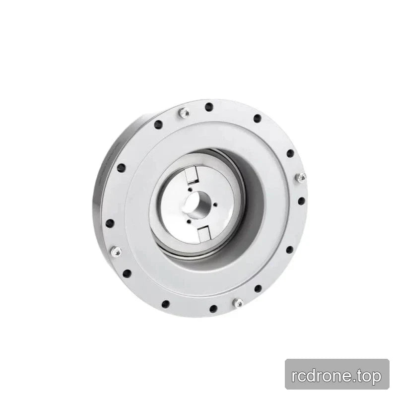Rear view of the SITO DRIVE HS-32-I reducer showing a recessed central hub, keyed opening, and circular mounting flange.