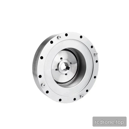 Rear angled view of the SITO DRIVE HS-32-III harmonic reducer showing the recessed center, keyed bore, and outer mounting flange.