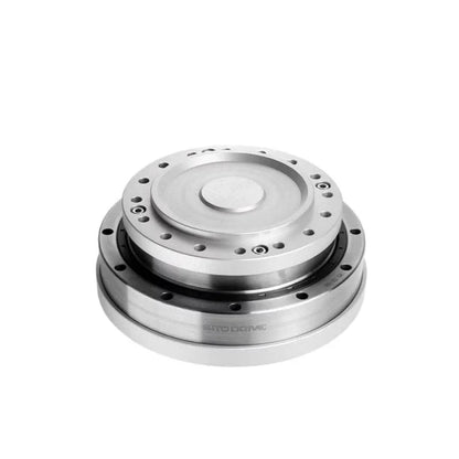 SITO DRIVE HS-32-IV reducer viewed from above, showing the raised circular face, bolt holes, and lower mounting flange.