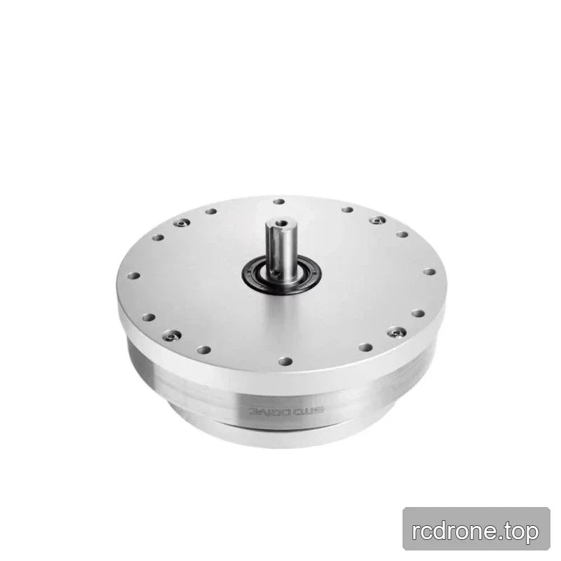 SITO DRIVE HS-32-IV reducer in an elevated shaft-side view, with a central upright shaft and circular mounting face.