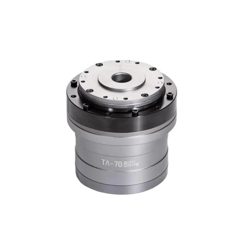 SITO DRIVE TA-70 rotary actuator shown upright with a circular top mounting face and central bore.