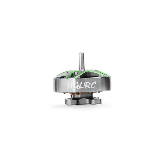 SPECTER 1202.5 11000KV brushless motor side profile with HGLRC logo and protruding shaft