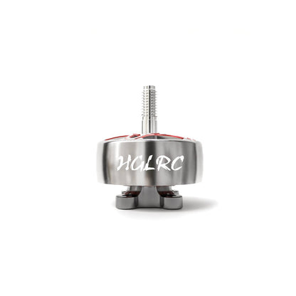 HGLRC SPECTER 2306.5 1900KV brushless motor side view with shaft and HGLRC logo