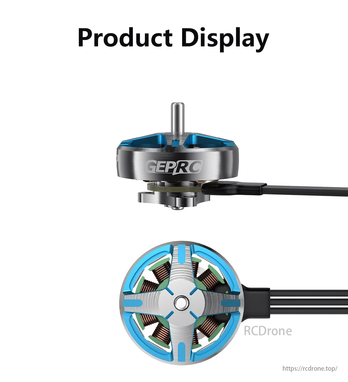 Speedx2 Brushless FPV Motor, GEPRC SPEEDX2 1002 25000KV / 18000KV Brushless FPV Motor for 1.6–2 Inch 1S/2S Micro Drones