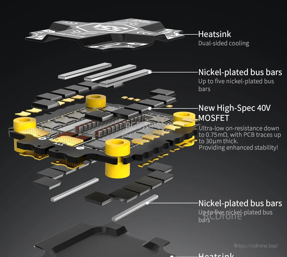 The SpeedyBee F405 Model Aircraft features advanced cooling and electronics for enhanced stability.