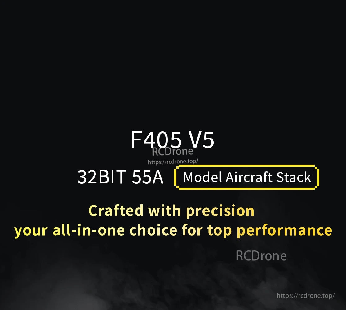 SpeedyBee F405 Model Aircraft, The SpeedyBee F405 is a high-performance model aircraft with precision-crafted features, including 32-bit technology and 55A power.