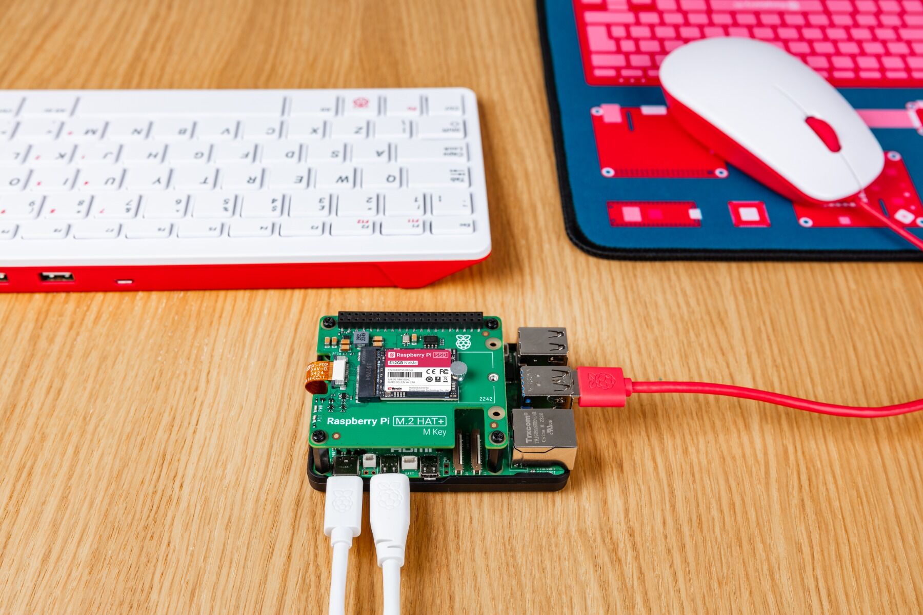 Raspberry Pi SSD Kit for Raspberry Pi 5, 512GB NVMe 2230 with M.2