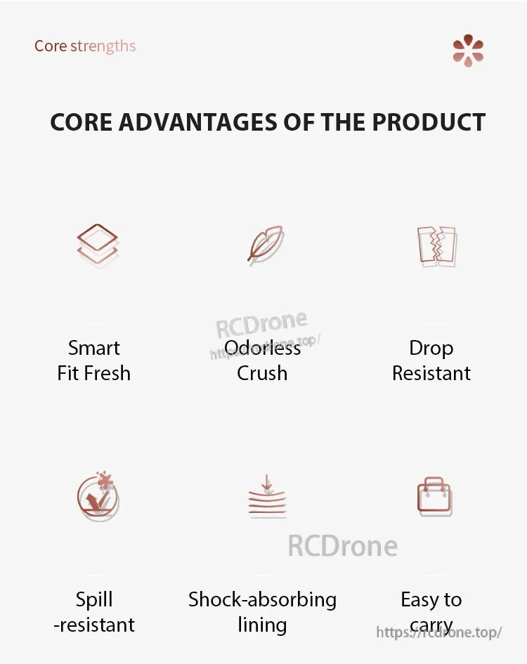 StartRC Shoulder Bag, Lightweight, durable case with shock-absorbing lining, odorless, spill and drop resistant, designed for easy carrying and smart fit.