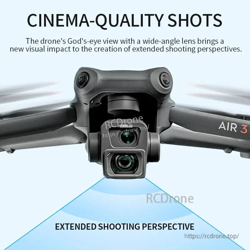 STARTRC Wide Angle Lens Filter, Cinema-quality shots with wide-angle lens, extended shooting perspective, AIR 3 drone.