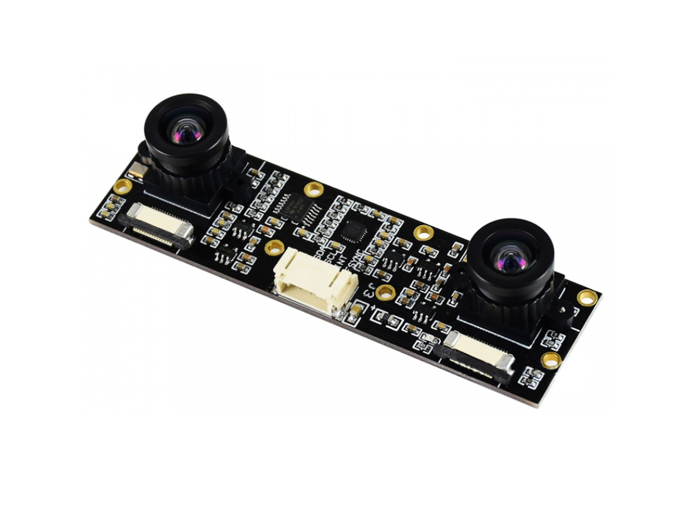IMX219-83 8MP 3D Stereo Camera Module for Jetson Nano/Xavier NX, 83° FOV, Dual Sony IMX219, ICM20948 IMU