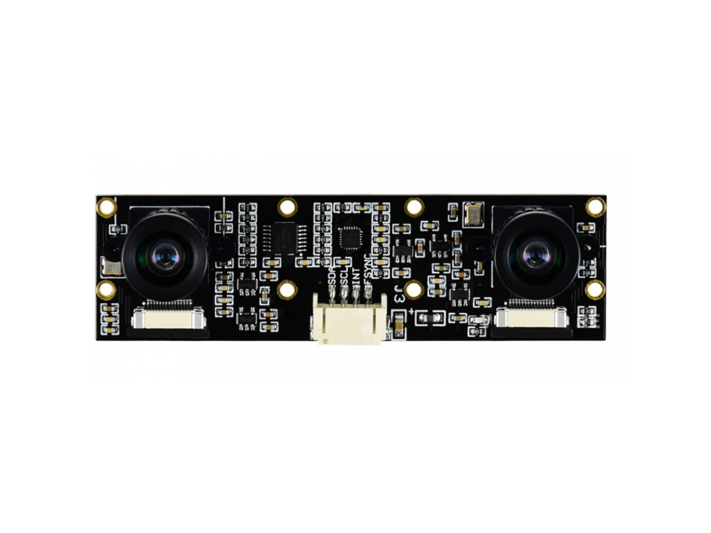 IMX219-83 8MP 3D Stereo Camera Module for Jetson Nano/Xavier NX, 83° FOV, Dual Sony IMX219, ICM20948 IMU