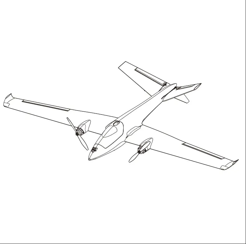 ATOMRC Swordfish fixed wing accessories replacement parts overview diagram of aircraft layout