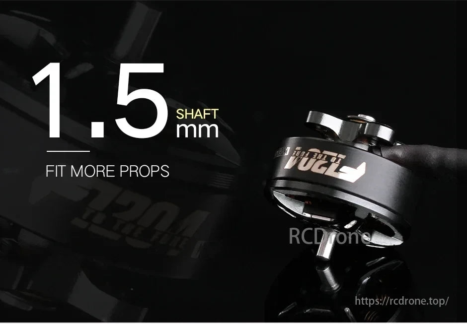 T-MOTOR, Ultralight brushless motor for 2.5-3 inch FPV toothpick cinewhoop racing drones.