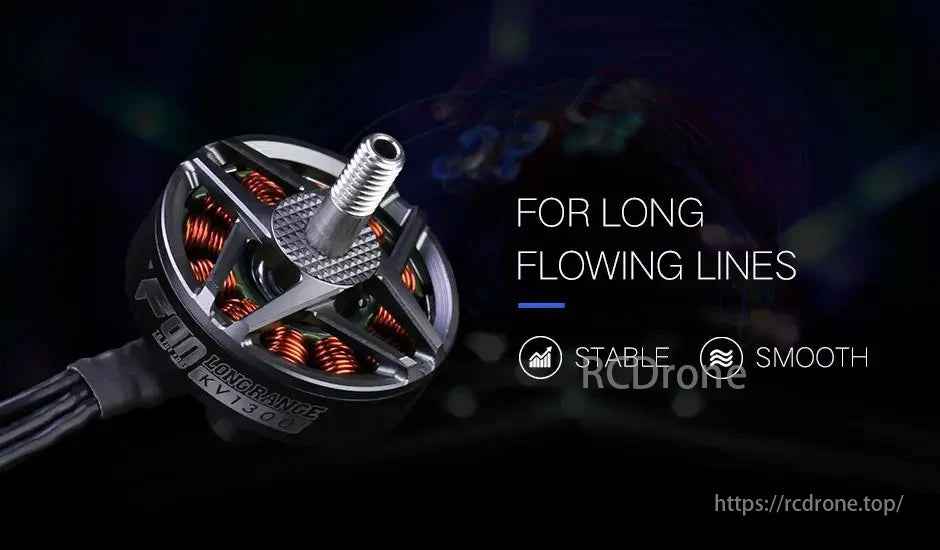 T-MOTOR, The F90 2806.5 motor offers high torque, efficient power delivery, and durability for long-range cinematic and freestyle builds.