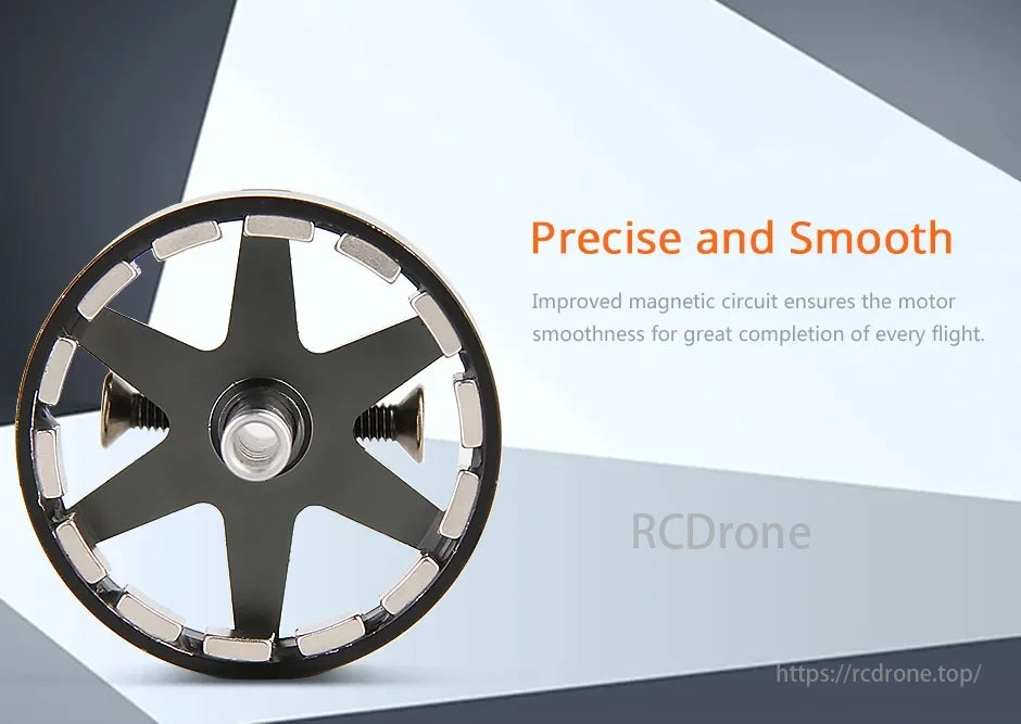 T-Motor, Improved magnetic circuit ensures precise, smooth motor performance for excellent flight completion.