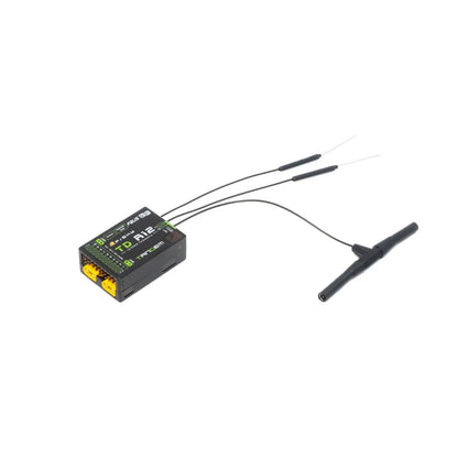 FrSky TD R12 Receiver - Dual Band Receiver 12-channel ports equipped with a triple antenna (2×2.4G + 1×900M)
