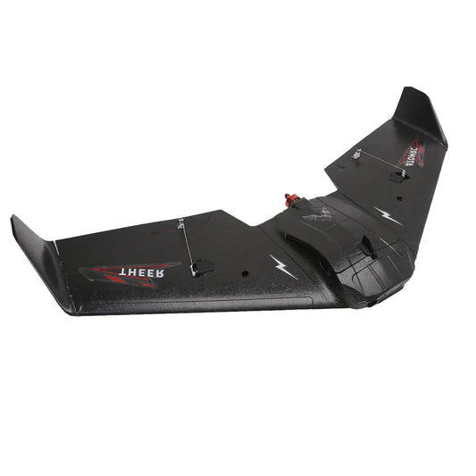 ATOMRC THEER Bat 860mm EPP delta flying wing airframe, black fixed-wing drone kit top view