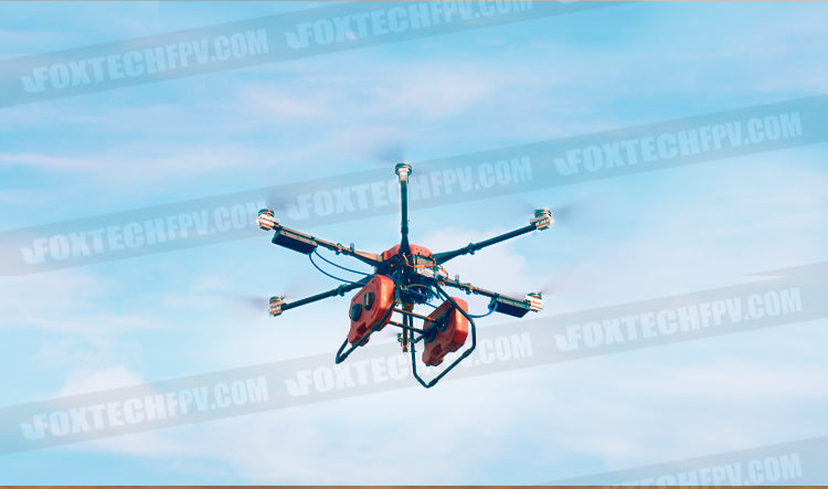 Foxtech Thor 210 Hybrid Hexacopter, Improved GPS positioning for accurate navigation.