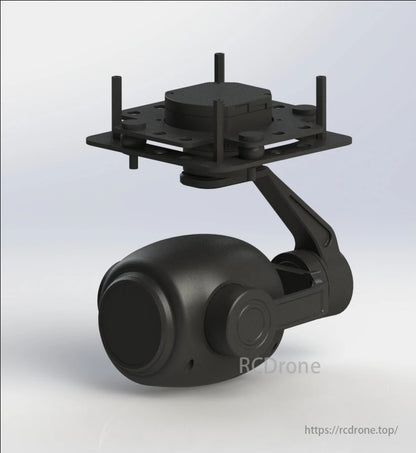 TOPOTEK KHP30S90 Drone Camera Gimbal - دوربین زوم اپتیکال 30x 1080P + گیمبال IP/HDMI 3 محوره