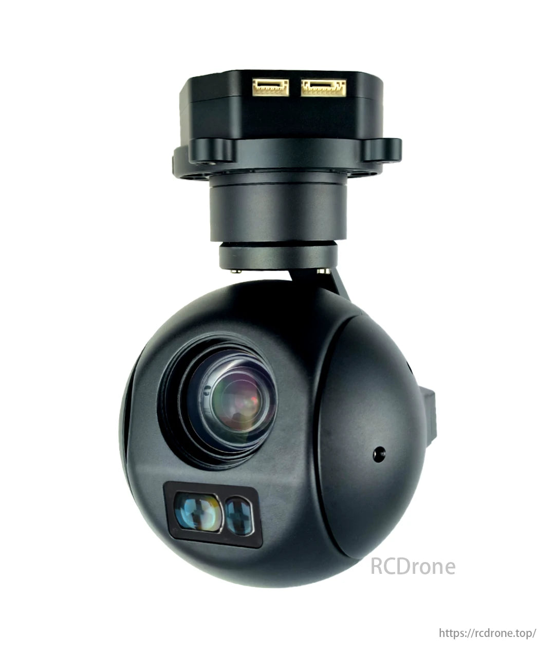 TOPOTEK KHY10L12 듀얼 라이트 드론 짐벌 - 90x 하이브리드 줌 카메라 + 1200M 레이저 거리 측정기 3축 짐벌 포드