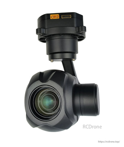 TOPOTEK KHY10S90 ড্রোন জিম্বাল ক্যামেরা - 10x অপটিক্যাল জুম IRCUT 3-অ্যাক্সিস জিম্বাল ক্যামেরা, IP/HDMI আউটপুট