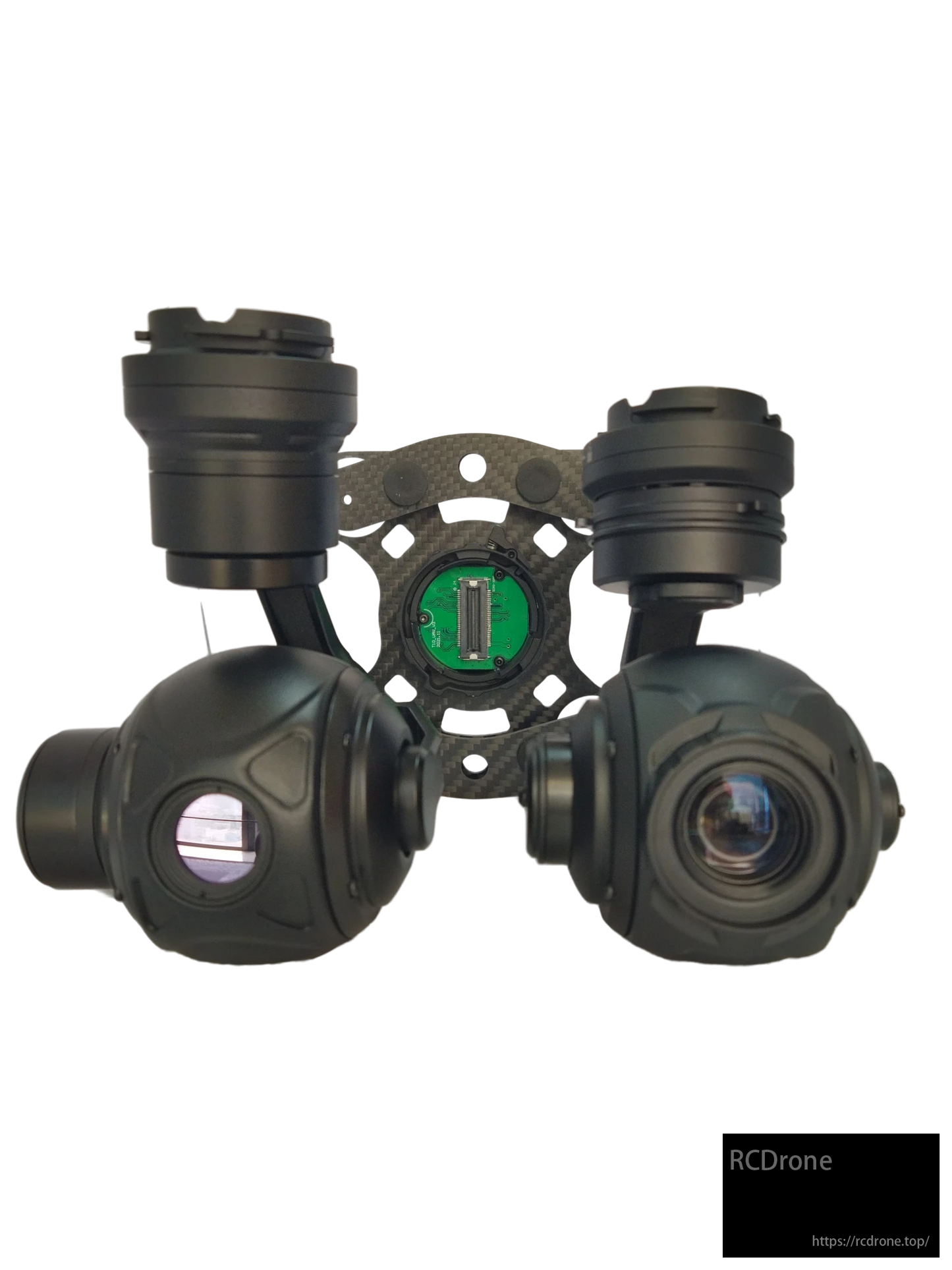 TOPOTEK KIP10-G6 Drone Kamera Gimbal - 10x Optik Zoom Görünür ışık 3 eksenli Gimbal kamera+ 640x512 termal görüntüleme 3 eksenli Gimbal kamera, değiştirilebilir, IP çıkışlı