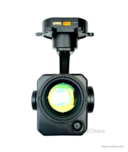 TOPOTEK KIP290G650 듀얼 라이트 드론 짐벌 - 1080P 가시광선 카메라 + 50mm 렌즈 640x512 3축 짐벌을 갖춘 열화상 이미징