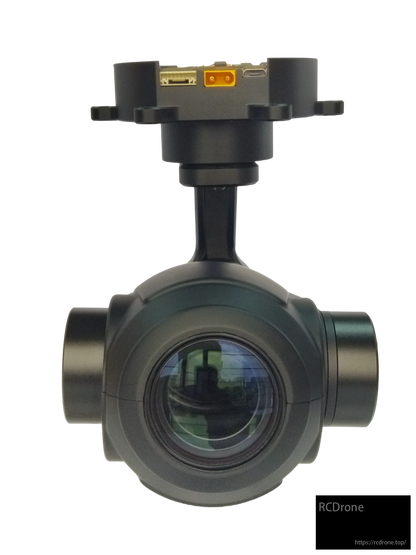 TOPOTEK RIP10S4K Drohnenkamera-Gimbal – 10-fach optischer Zoom 4K-Kamera + 3-Achsen-stabilisierter PTZ-Gimbal mit IP-Ausgang