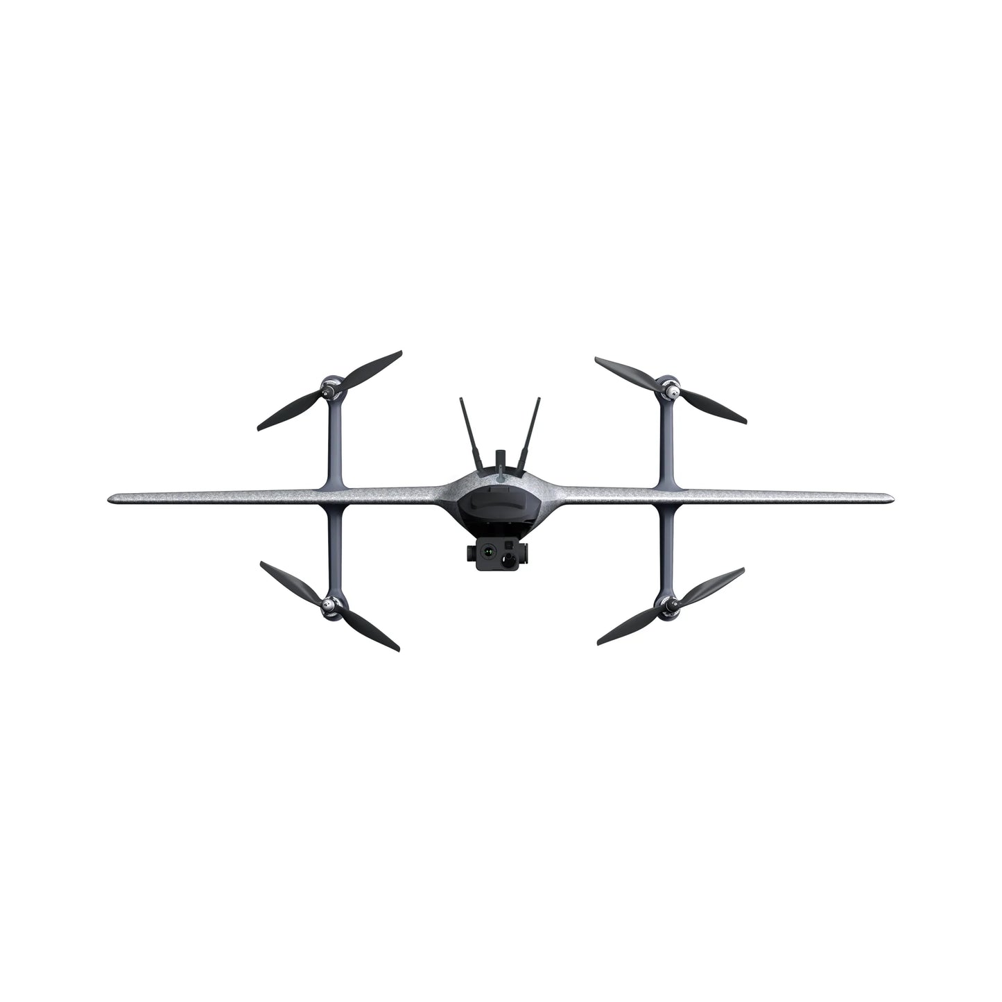 HEQ Swan-K1 Trio 640 Fixed-wing Aircraft VTOL With 3-in-1 Camera Gimbal 640x512 Infrared Camera 600M LRF 12MP Camera